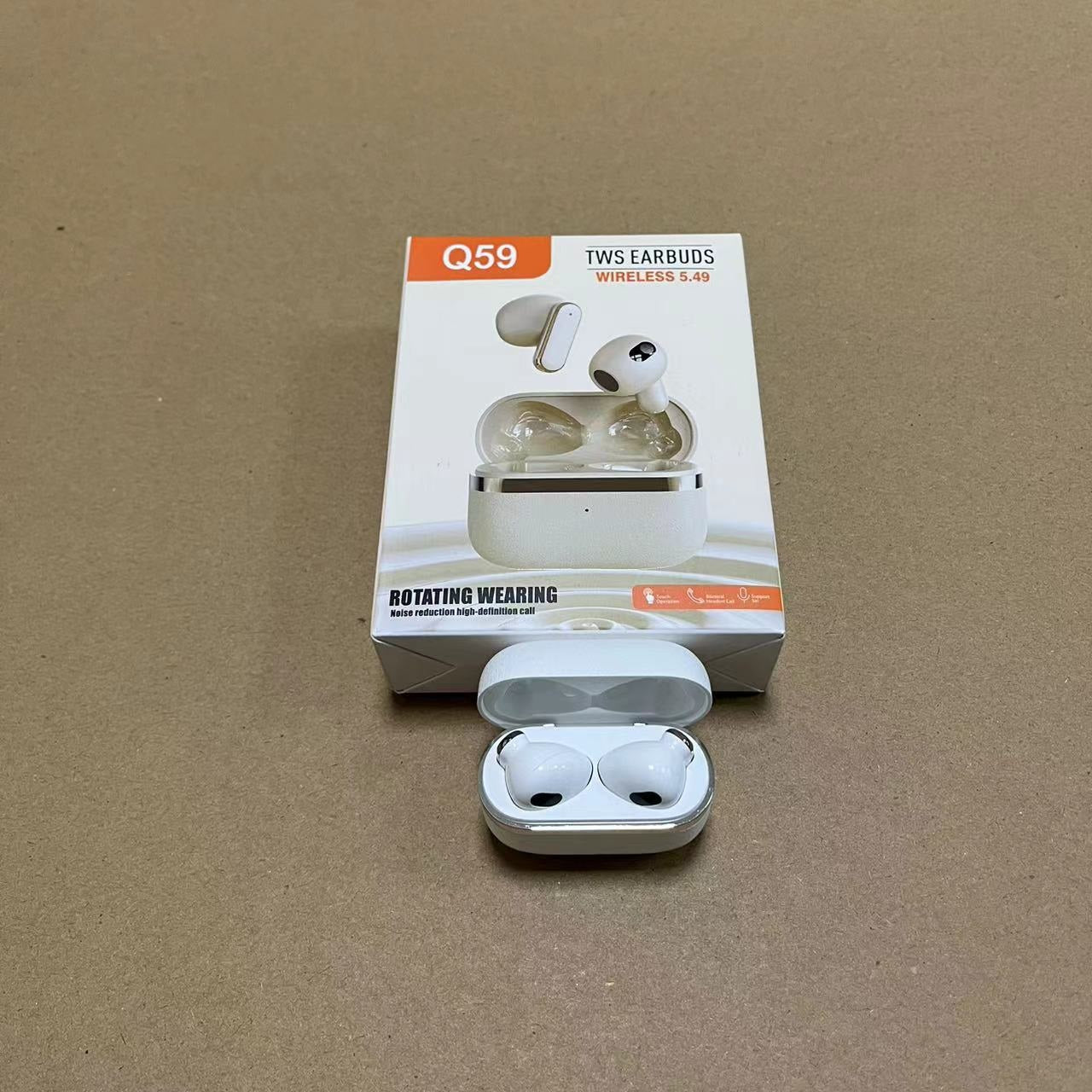 Auriculares Inalámbricos Q59 con Bluetooth 5.4 y Cancelación Activa de Ruido