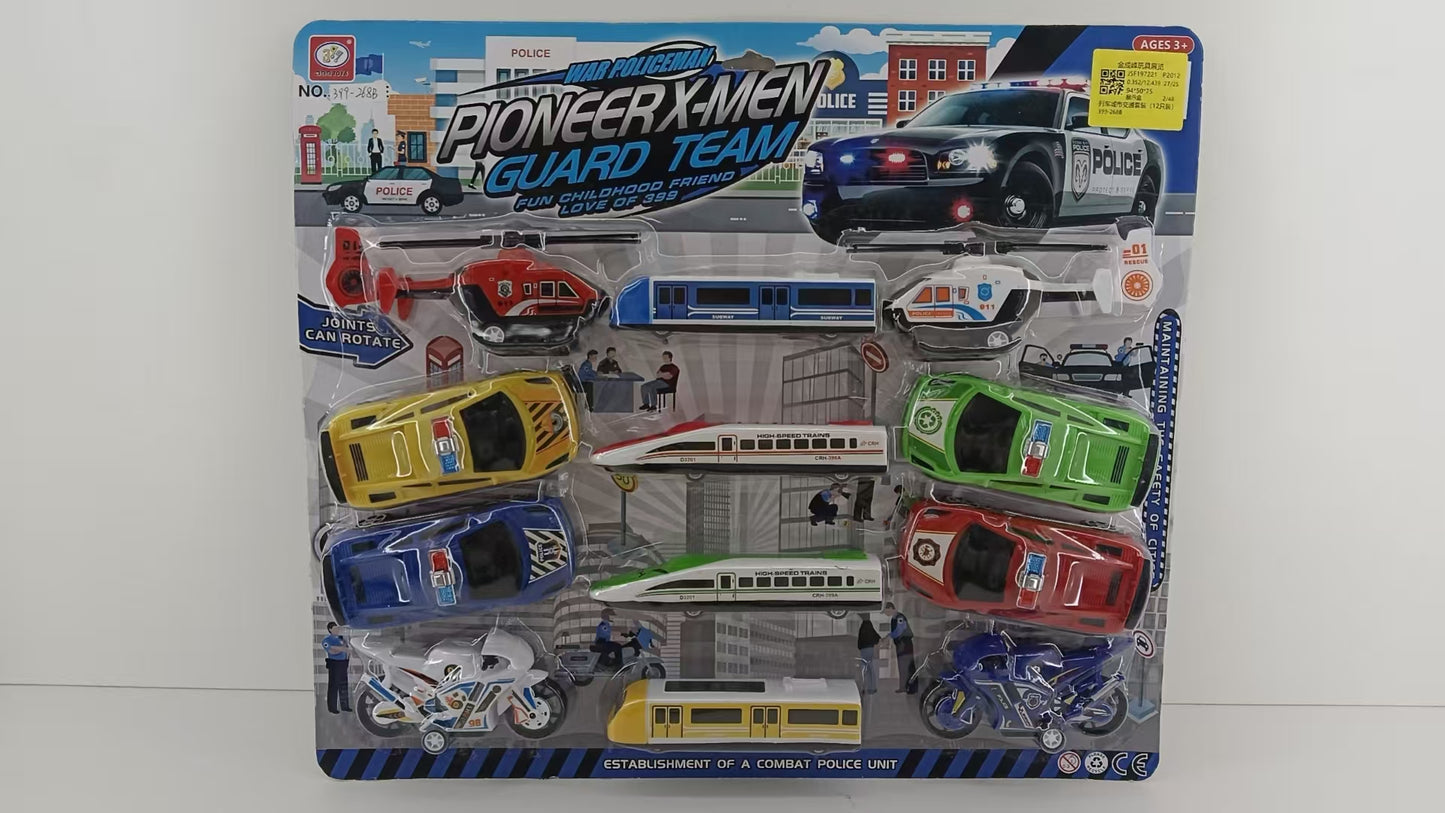 🚓🚁 Set de Vehículos de Rescate y Acción – Autos, Helicópteros y Más 🏎️✨