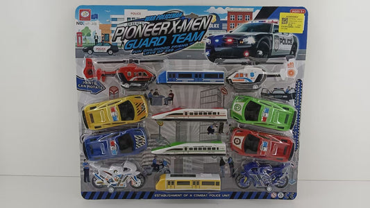 🚓🚁 Set de Vehículos de Rescate y Acción – Autos, Helicópteros y Más 🏎️✨