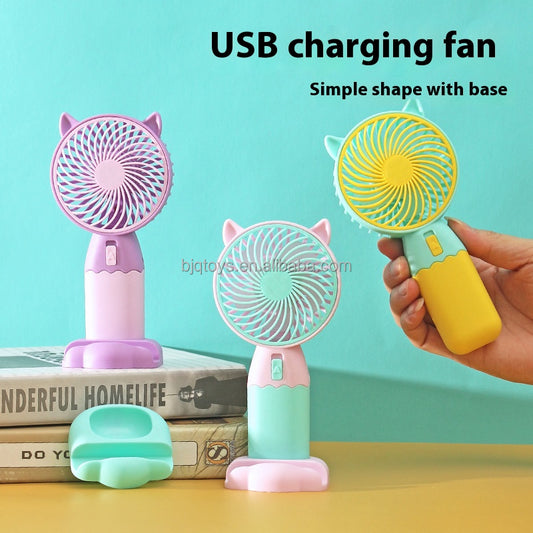 Mini Ventilador de Mano USB Recargable – Portátil de Bolsillo