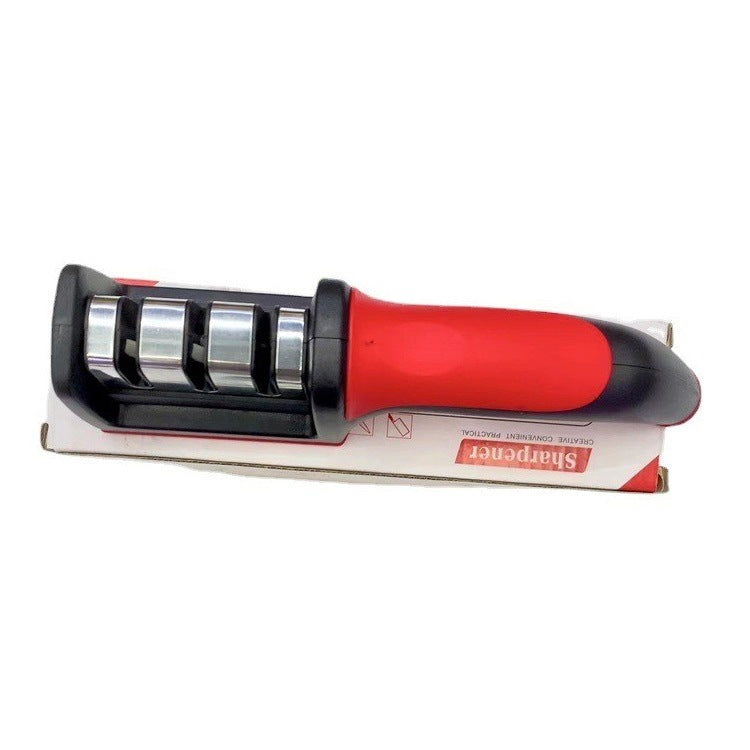 Afilador de Cuchillos Profesional de 3 Etapas – Acero Inoxidable Manual de Alta Calidad