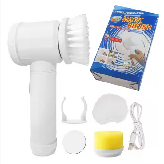 Cepillo de Limpieza Eléctrico Multifuncional – Para Hogar, Cocina, Baño y Automóviles