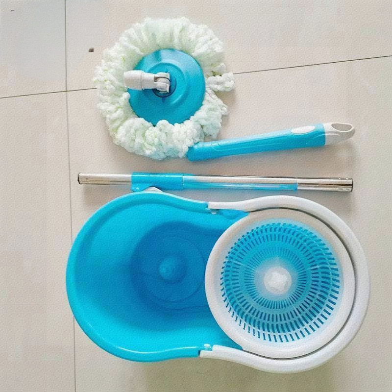 Trapero Giratorio con Balde Centrifugador – Sistema de Limpieza Eficiente y Sin Esfuerzo