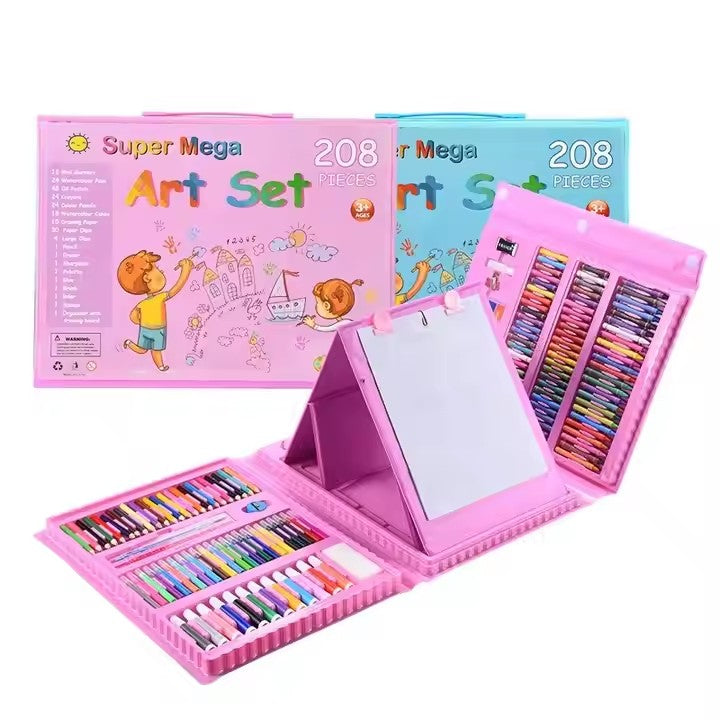 Set de Arte Completo – Pinceles, Rotuladores y Material de Dibujo para Niños y Artistas
