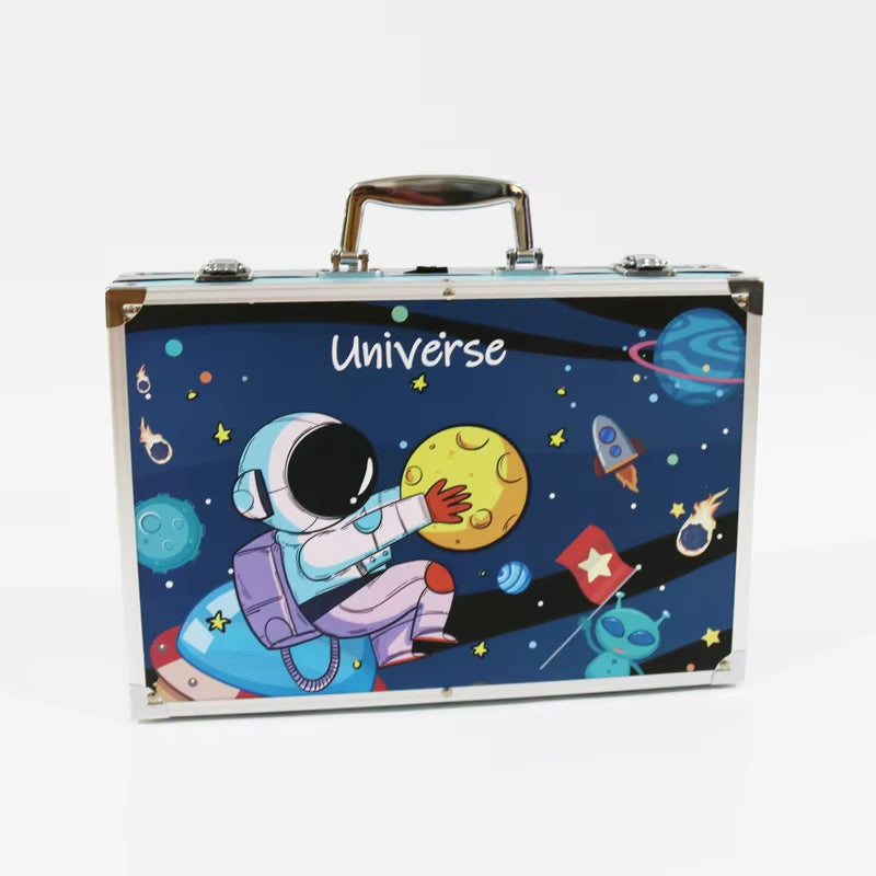 Set de Arte Escolar 145 Piezas – Juego de Papelería y Pintura para Niños y Niñas