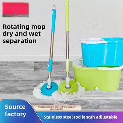 Trapero Giratorio con Balde Centrifugador – Sistema de Limpieza Eficiente y Sin Esfuerzo