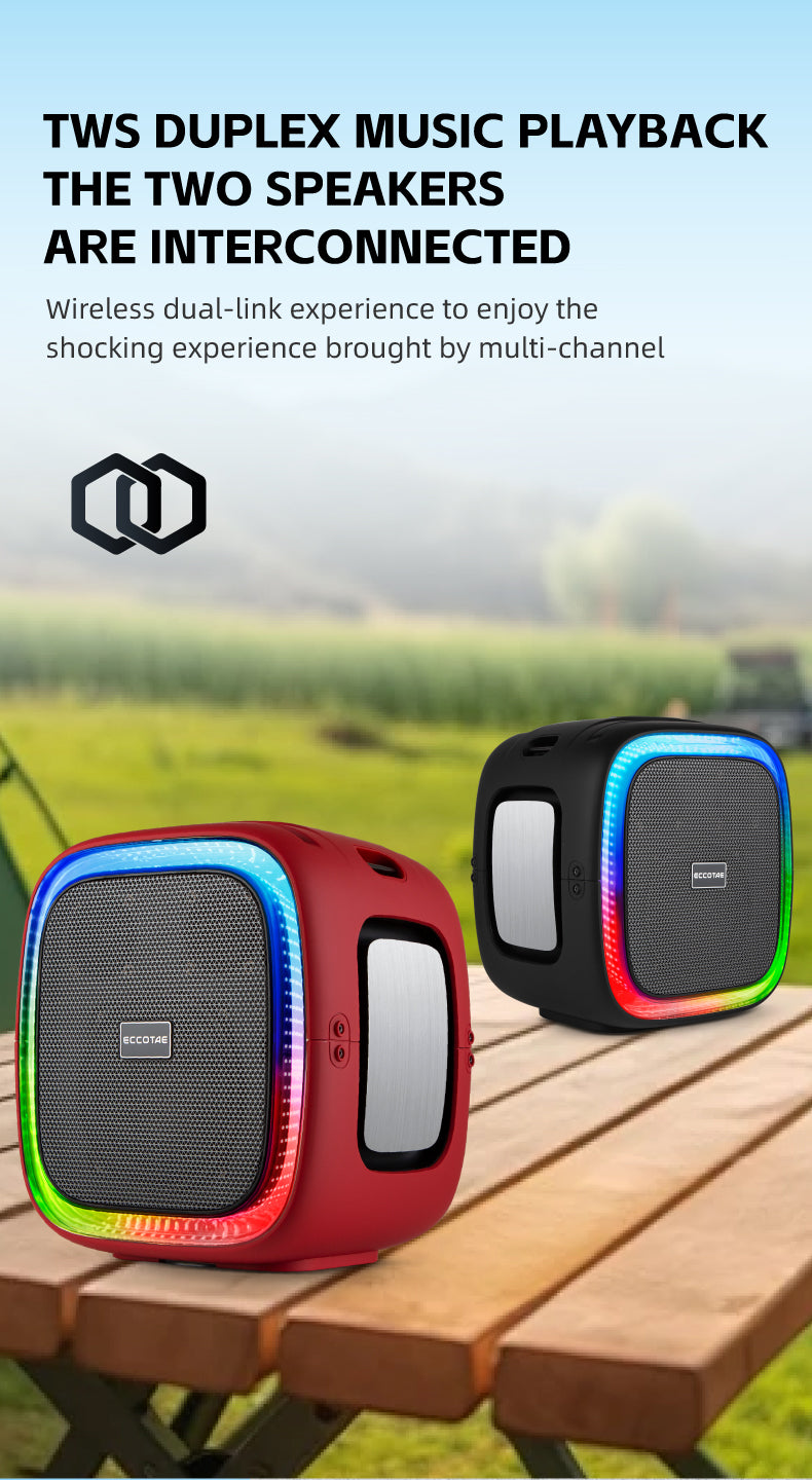 Parlante Portátil Retro Moderno – Sonido Potente, Bluetooth y Diseño Exclusivo