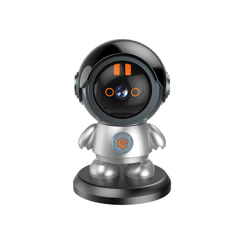 Cámara IP Tipo Robot con Zoom, WiFi y Carga Solar – Monitoreo Doméstico con Batería Recargable