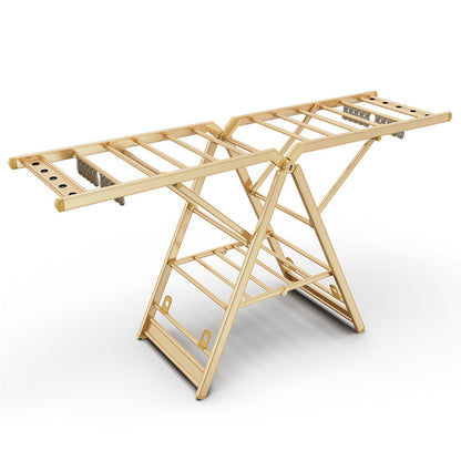 Tendedero Plegable de Aluminio – Color Dorado u Oro Rosa, Ligero y Resistente