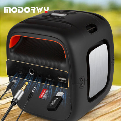 Parlante Portátil Retro Moderno – Sonido Potente, Bluetooth y Diseño Exclusivo