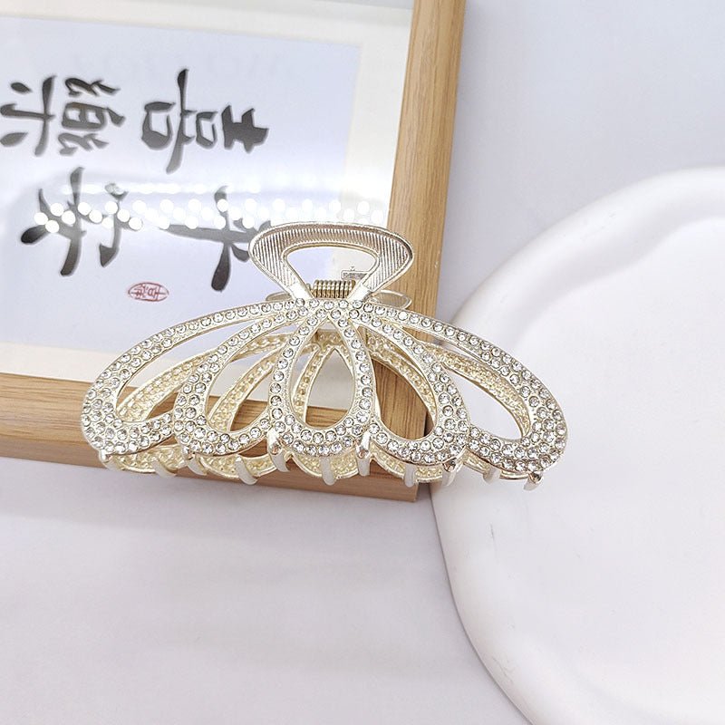 Pinza de Pelo Mariposa Elegante con Brillantes – Estilo Coquette Glam
