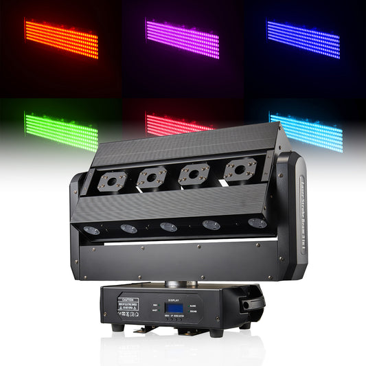 Luz LED Láser Estroboscópica 3 en 1 RGBW – Barra de Escenario con Control DMX512