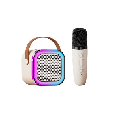Mini Altavoz de Karaoke Portátil con 2 Micrófonos Inalámbricos – Regalo Promocional