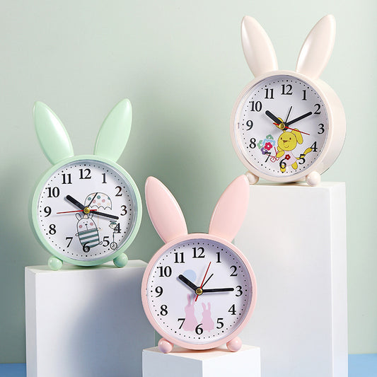 Reloj Despertador de Mesa Infantil – Diseño de Dibujos Animados Silencioso y Decorativo