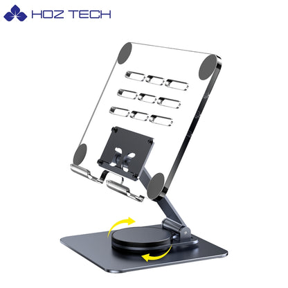 Soporte Acrílico Plegable para Tablet y iPad – Base Giratoria 360° de Escritorio