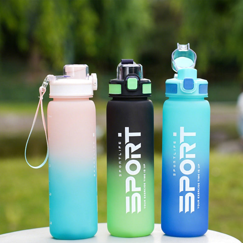 Botella Deportiva de Gran Capacidad – Termo de Plástico Reutilizable