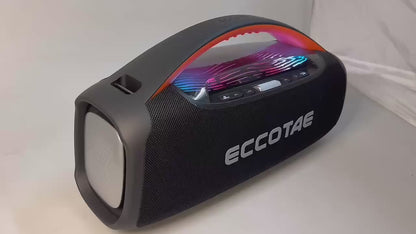 Altavoz Inalámbrico TWS TAE 100 – Estéreo Impermeable con Micrófono y Modo Karaoke