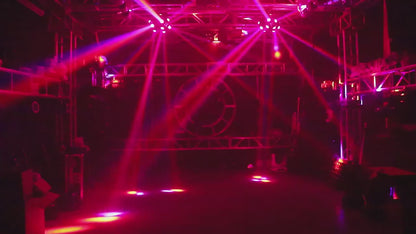 Luz Móvil de Cabeza con 3 Esferas LED – Efecto Cielo Estrellado para Escenarios y Fiestas