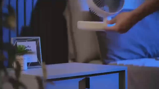 Ventilador Mini S33 de 5 Velocidades – 720° Ajustable para Escritorio o Pared