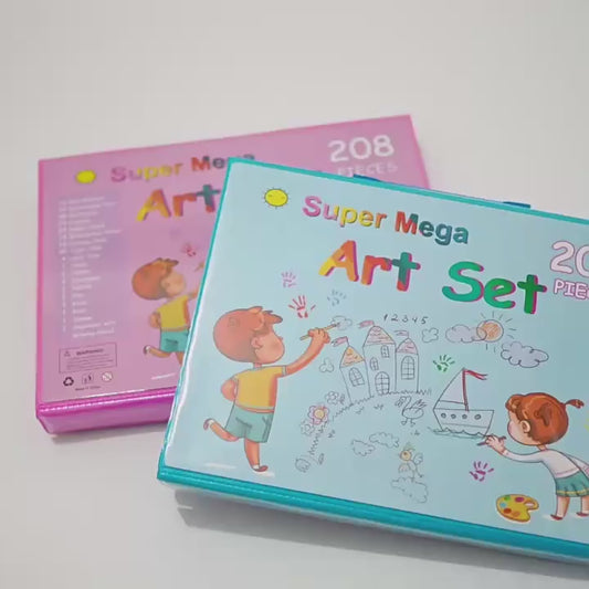Set de Arte Completo – Pinceles, Rotuladores y Material de Dibujo para Niños y Artistas