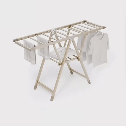 Tendedero Plegable de Aluminio – Color Dorado u Oro Rosa, Ligero y Resistente