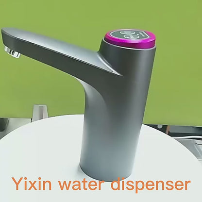 Dispensador de Agua Automático Portátil de Acero Inoxidable – Compatible con Botellas y Recargable USB