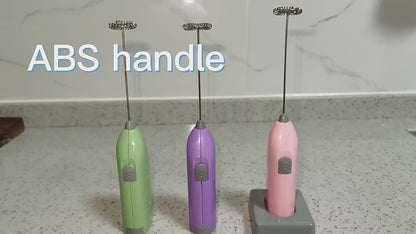 Espumador de Leche Eléctrico Portátil – Batidor de Mano a Pilas para Café y Capuchino