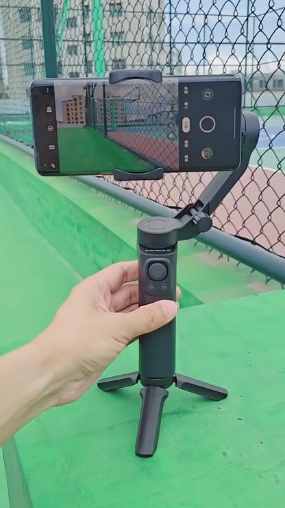 Estabilizador Gimbal Plegable para Teléfonos y Cámaras